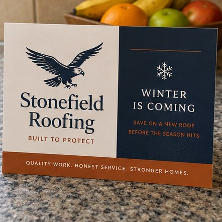 Customized postcards for home services