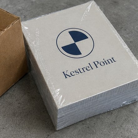 Promotional custom postcards with company logo